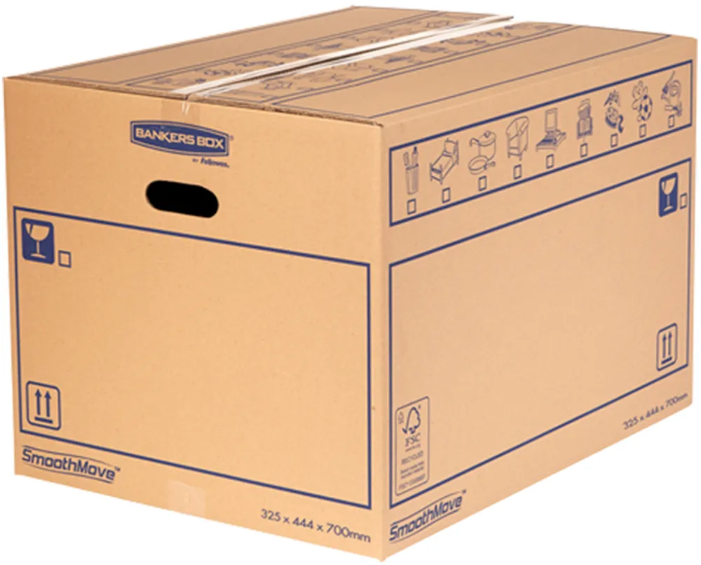 Cutie pentru transport si arhivare Fellowes SmoothMove Everyday, 100 litri