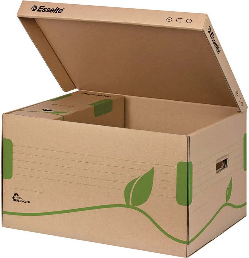 Container de arhivare Esselte Eco cu capac pentru Cutii 8/10