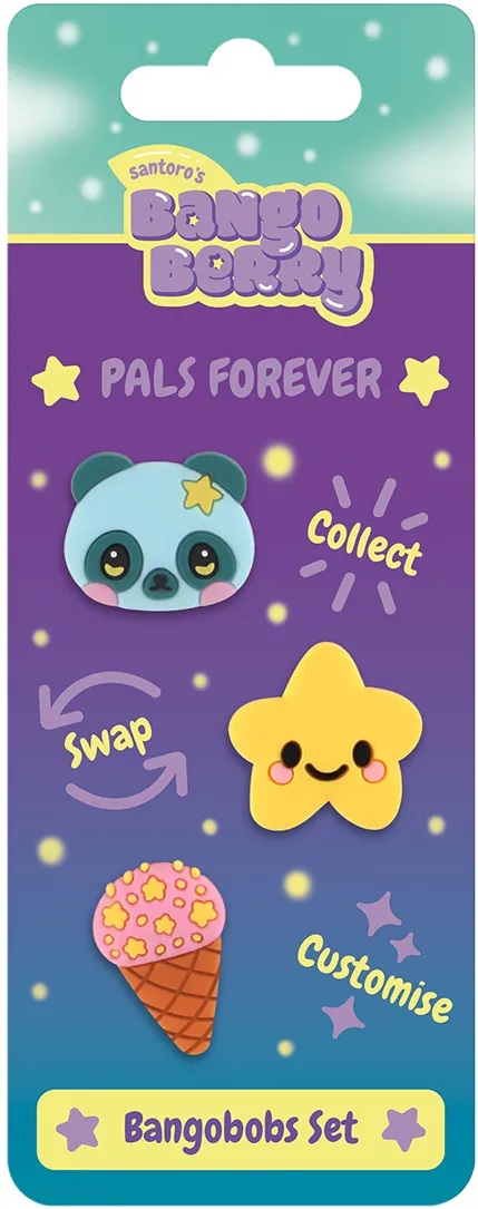 Set 3 pinuri Bangoberry Pally Panda