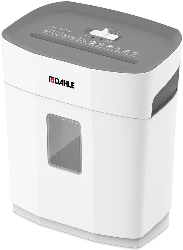 Distrugator de documente Dahle PaperSAFE PS 120, P-4, 5x18 mm, 8 coli, 12 l