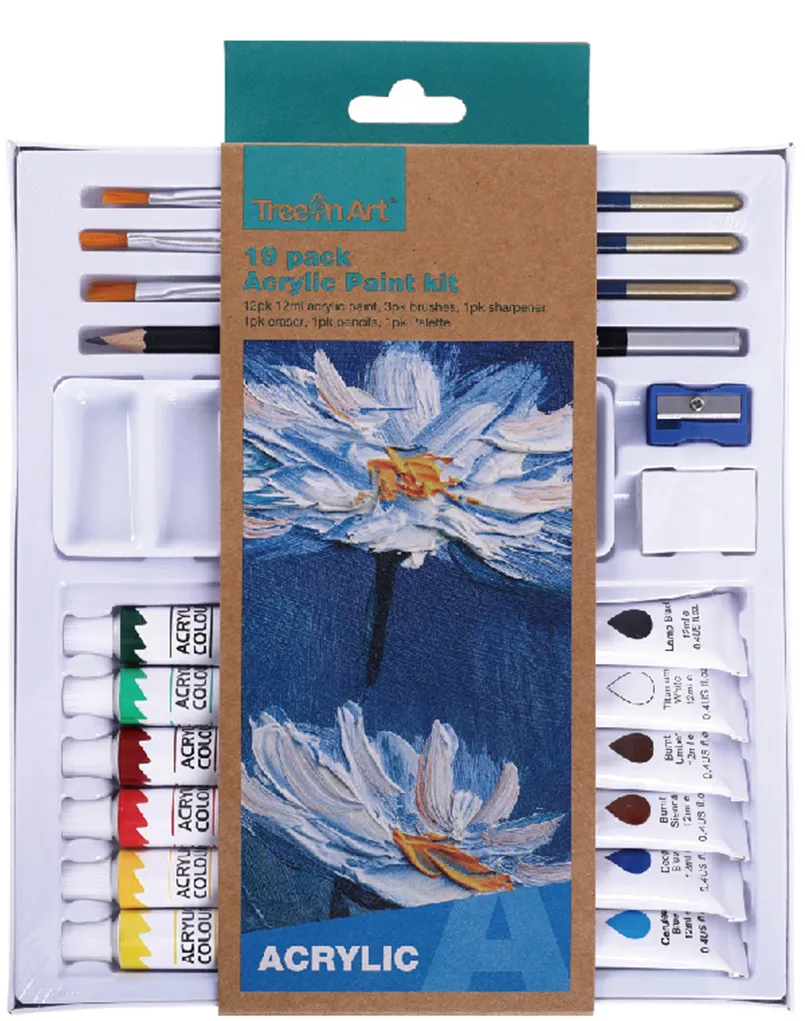 Set Memoris-Precious, tempera acrilica cu accesorii