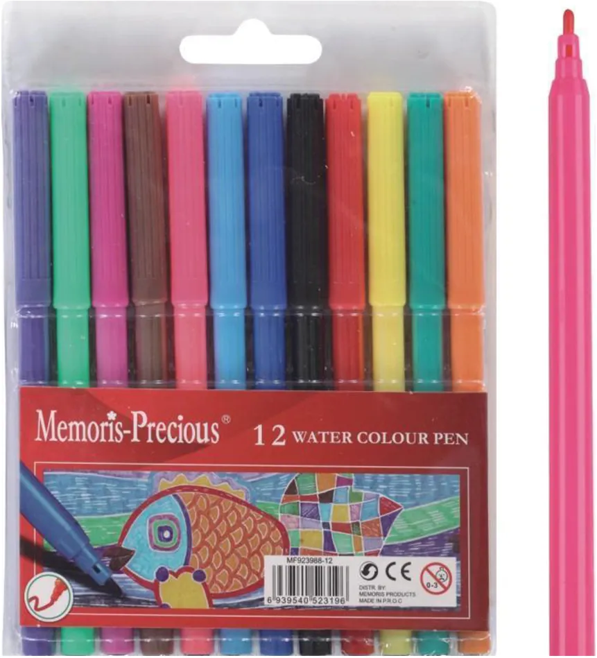 Set Memoris-Precious, markere pentru copii, 12 bucati/set
