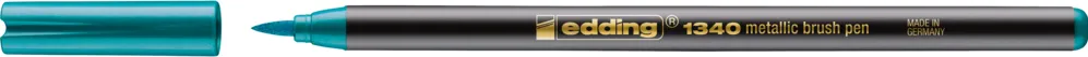 Marker Edding 1340 Metallic, varf tip pensula, 1-6 mm, verde metallic