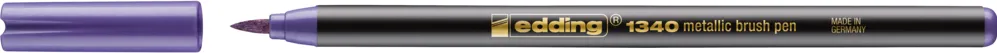 Marker Edding 1340 Metallic, varf tip pensula, 1-6 mm, violet