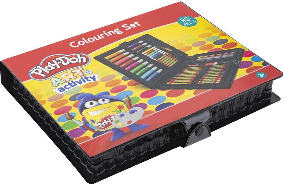 Set 80 accesorii pictura si desen Play Doh