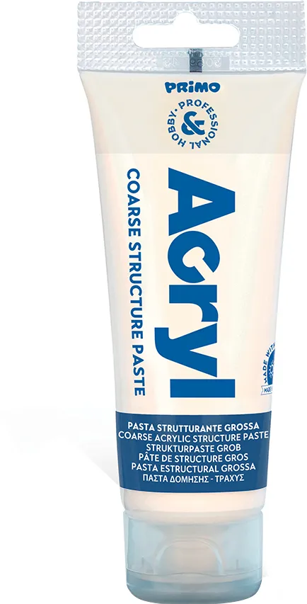 Pasta structurata acrilica Morocolor Primo, pe baza de apa, 75 ml, aspra