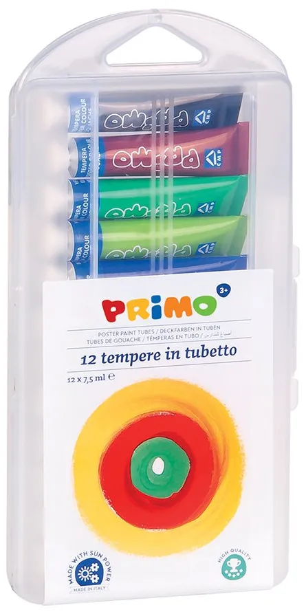 Tempera Morocolor Primo, 7.5ml, 12 culori