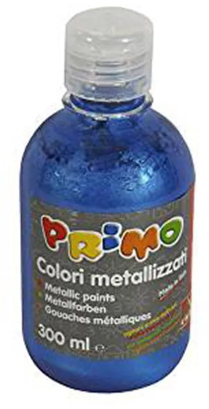 Tempera metalizata Morocolor Primo 300 ml albastru