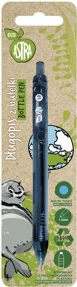 Pix cu mecanism Astra, corp plastic reciclat, blister