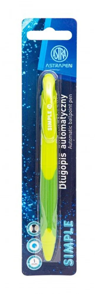 Pix cu mecanism Simple Astra Pen, grip ergonomic, blister