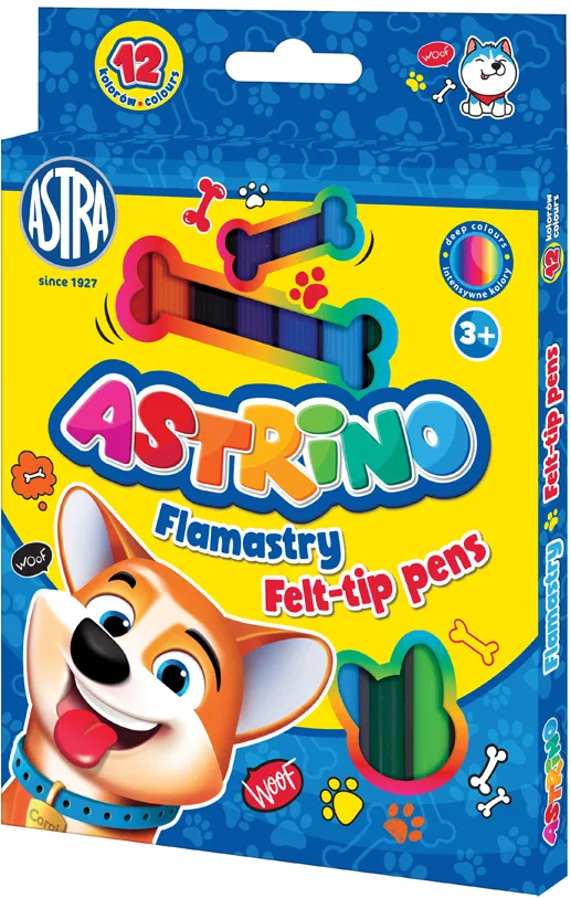 Linere Astro Astrino, 12 culori/set