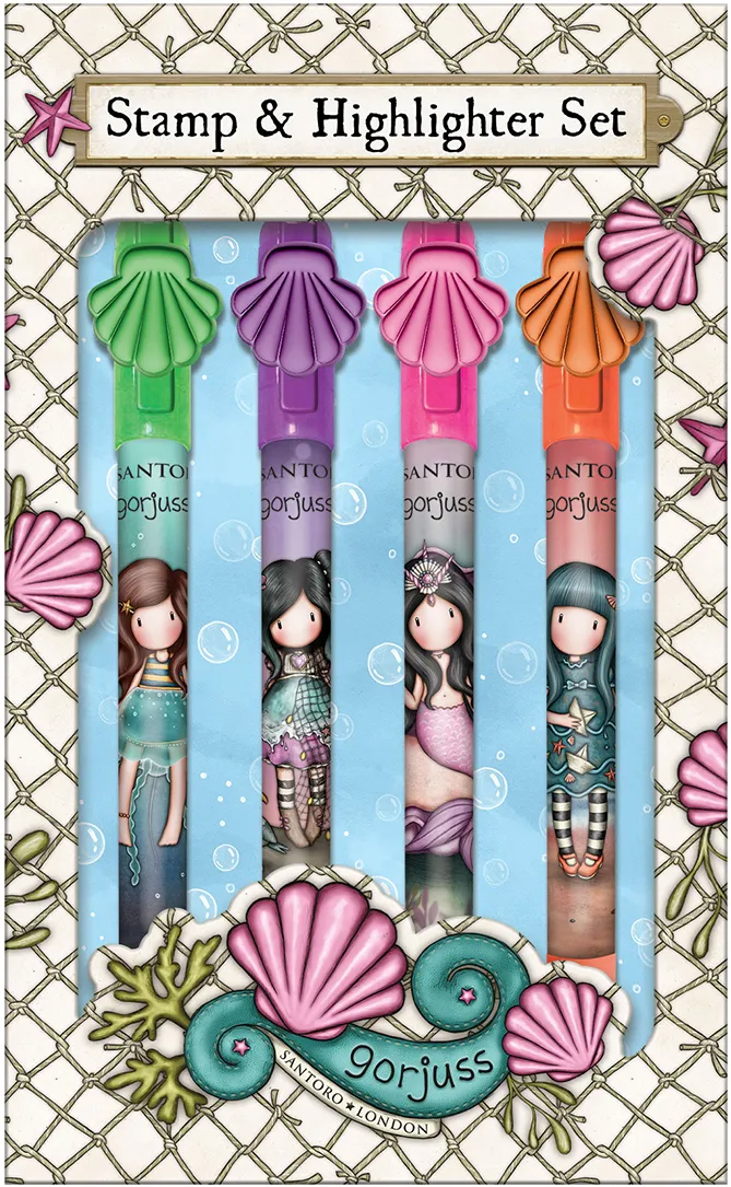 Set 4 textmarkere Bangoberry