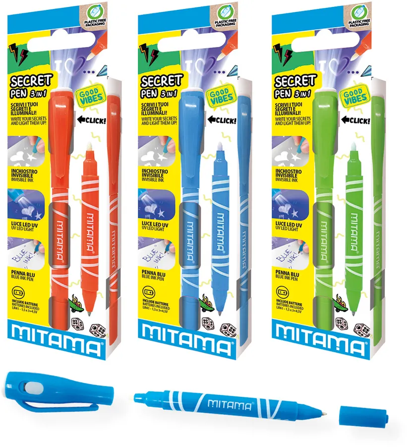 Pix Mitama, lumina UV, cerneala UV