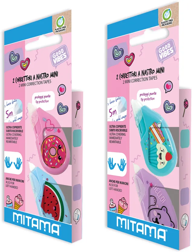 Set benzi corectoare Mitama, 5 m, culori asortate