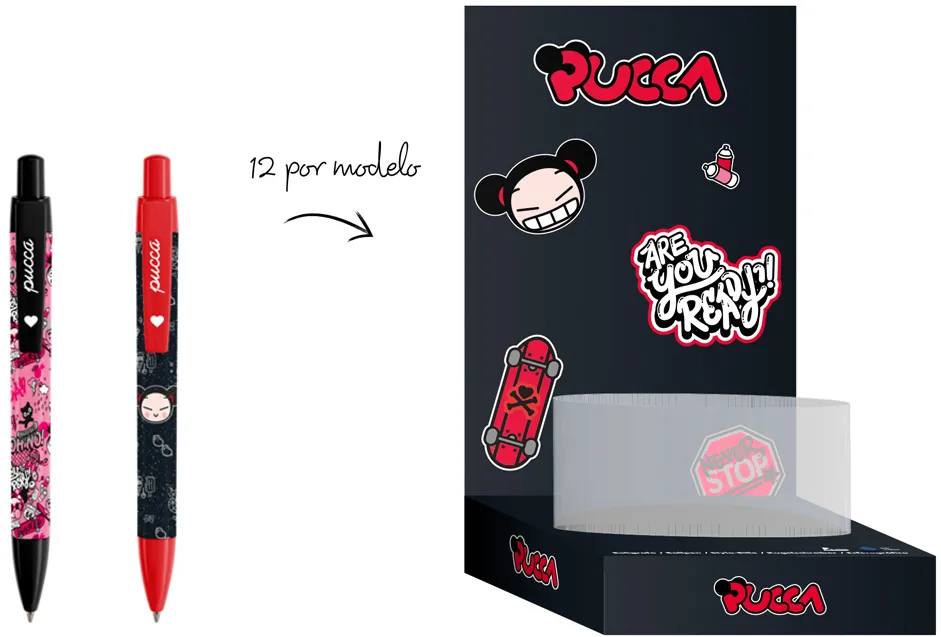Display cu 24 pixuri cu mecanism Pucca, diverse modele