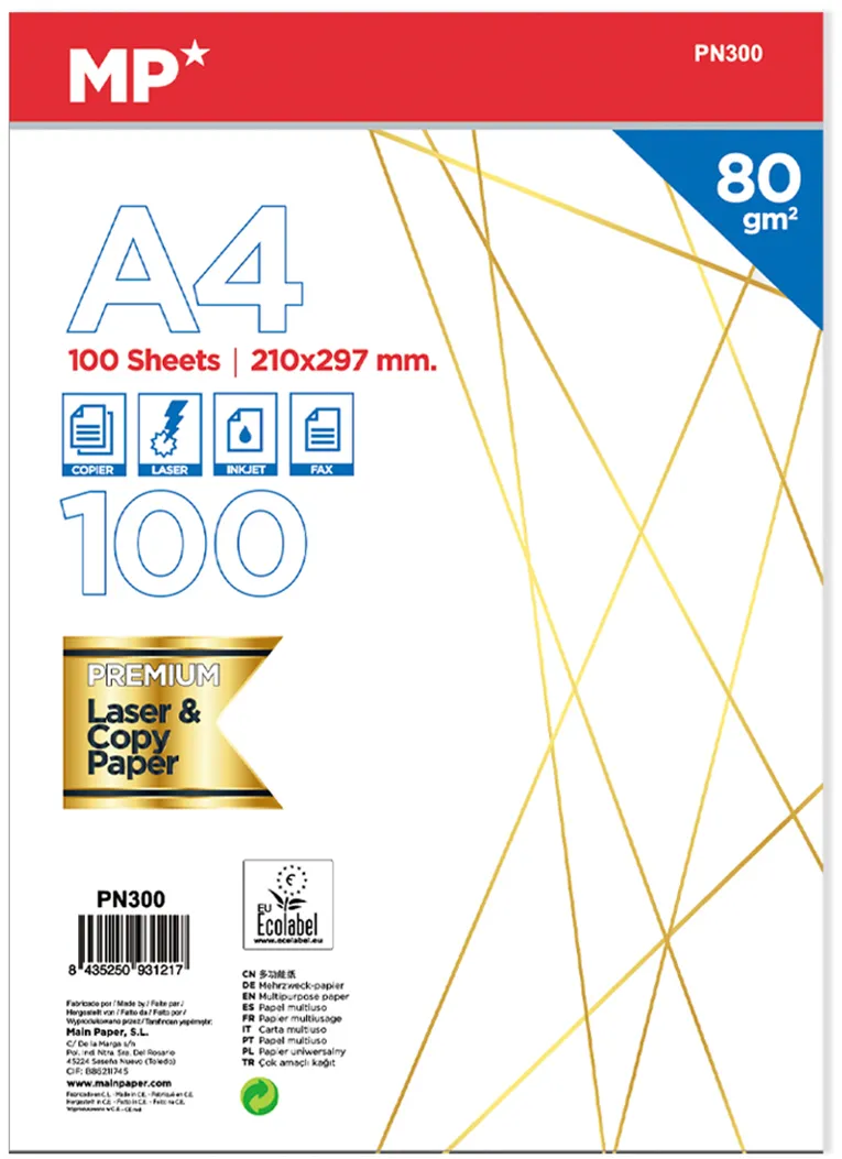 Top hartie Main Paper, A4, 100 file, 80 g/mp