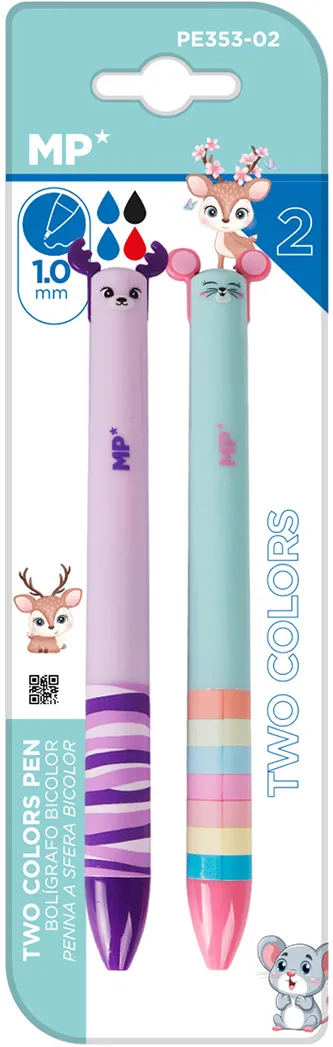 Set pixuri Main Paper, 2 culori cerb si soarece blister