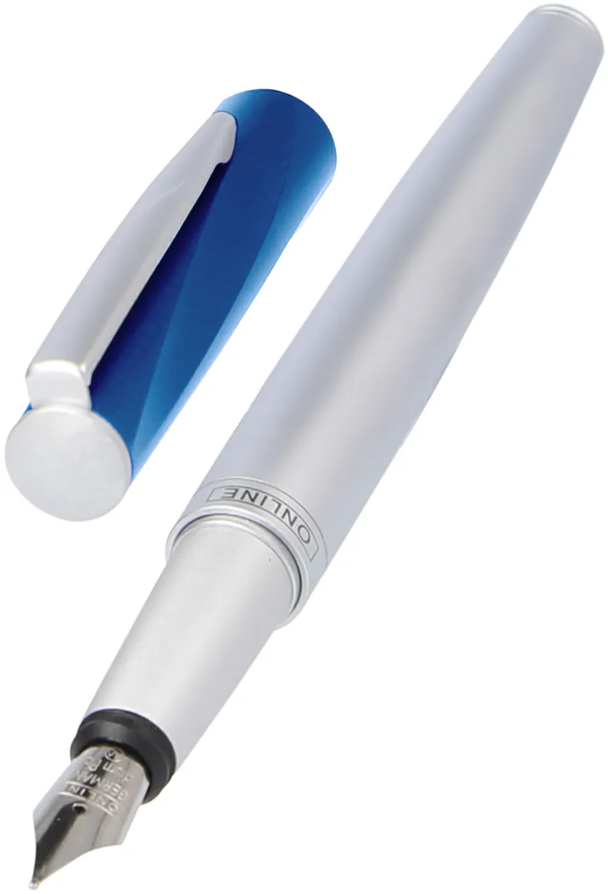 Stilou Online, bleu, culoare scriere albastru