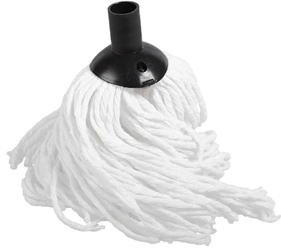 Mop bumbac, 250 g, montura neagra