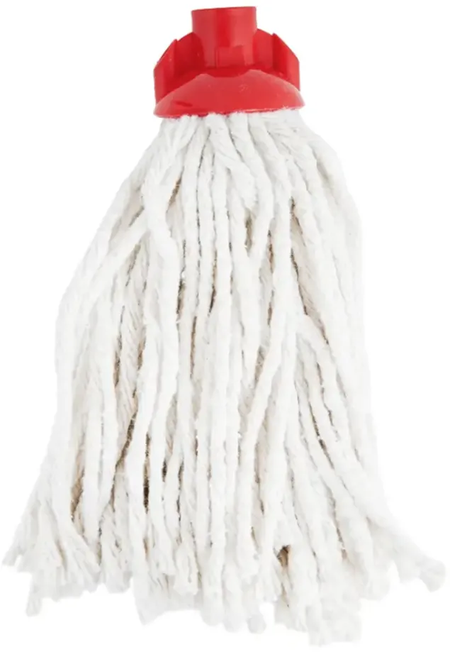 Mop bumbac, 250 g, montura rosie