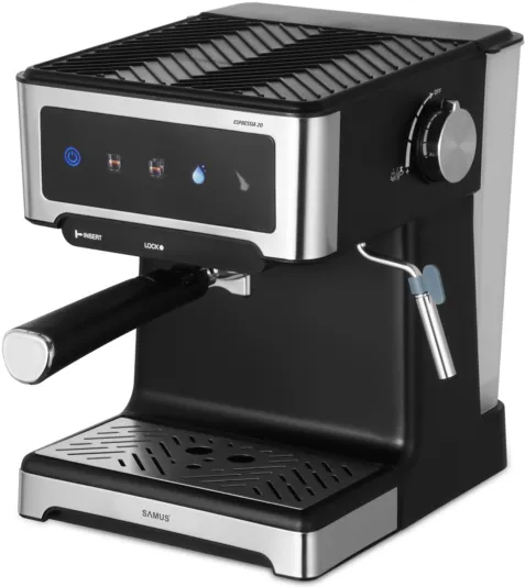 Espressor manual Samus Espressia 20, Control tactil, 1150 W, 20 bari