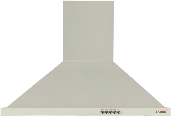 Hota HS604DHR, Semineu conica, 1 motor, Putere absorbtie 400 mc/h, Filtru metalic, 60 cm, Bej