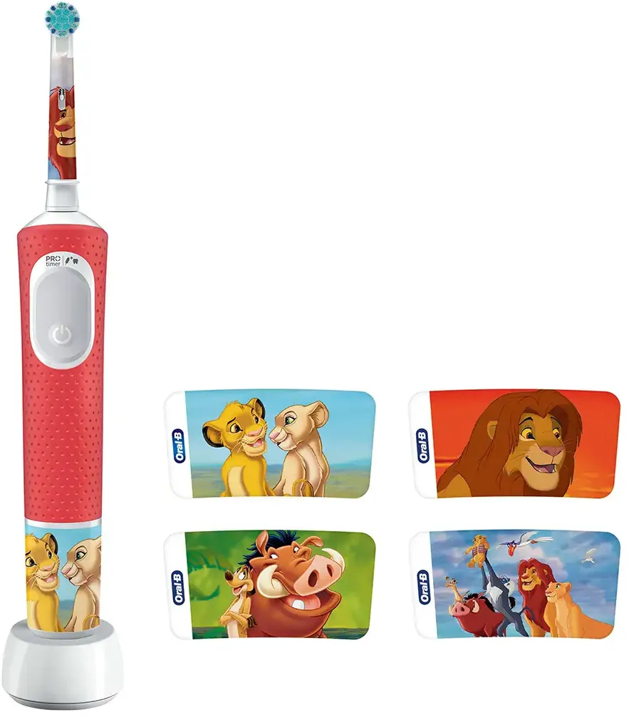 Oral-B Pro Kids 3+ Lion King Electric toothbrush, Red