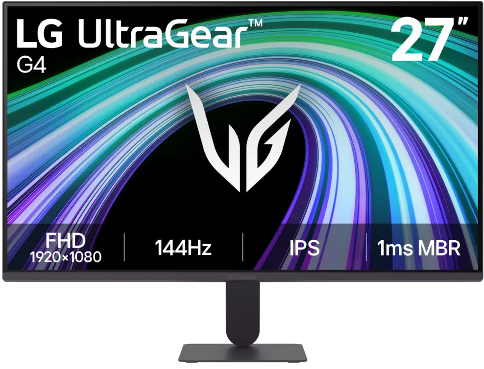 LG 27G411B-B 27" UltraGear™ FHD IPS/16:9/1920x1080/250cdm2/5ms/HDMI/DisplayPort, HDMI, Headphone Out