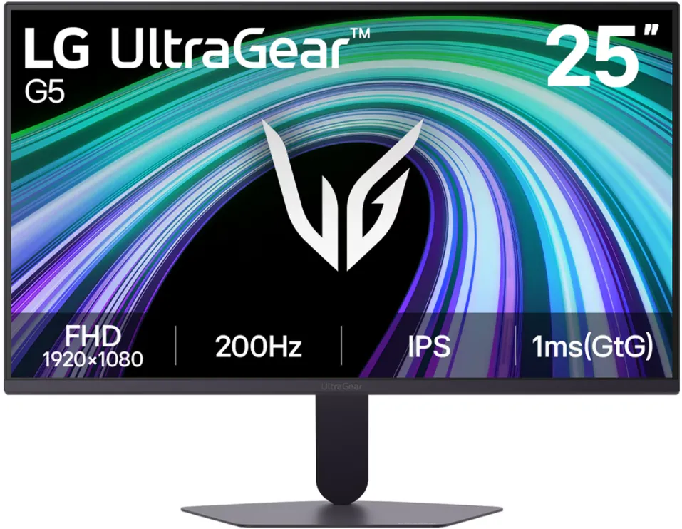 LG 25G523B-B UltraGear™ FHD Gaming Monitor 25"/16:9, 1920x1080, 300 cd/m², HDMI, DisplayPort, USB