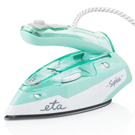 Fier de calcat de voiaj cu abur ETA Sophia ETA127190000 1100 W verde alb