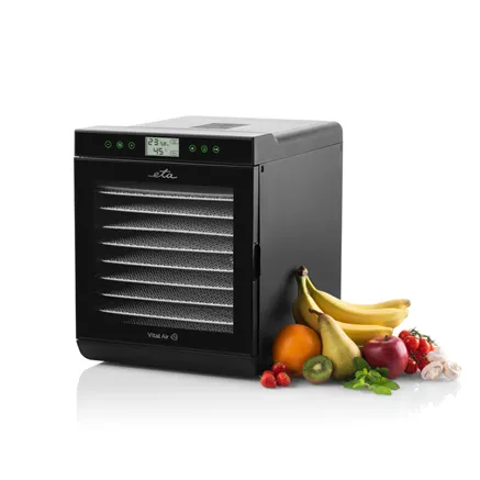 ETA ETA230290000 Fruit dryer, 245W, 10 drying plates, Black