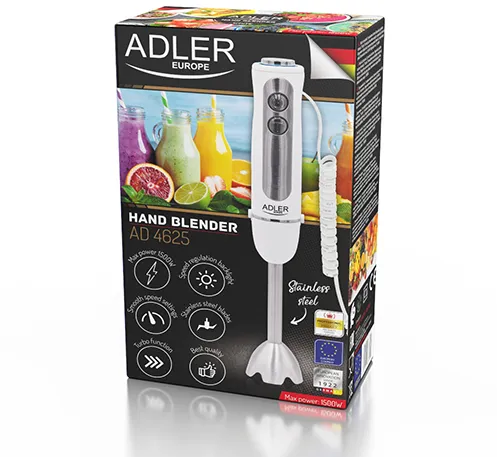 Blender de mana Adler AD 4625w 1500 W 5 viteze alb
