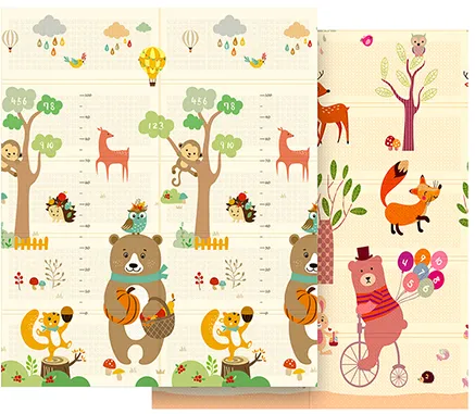 Covoras de joaca bebelusi 180X150CM animale Rebel