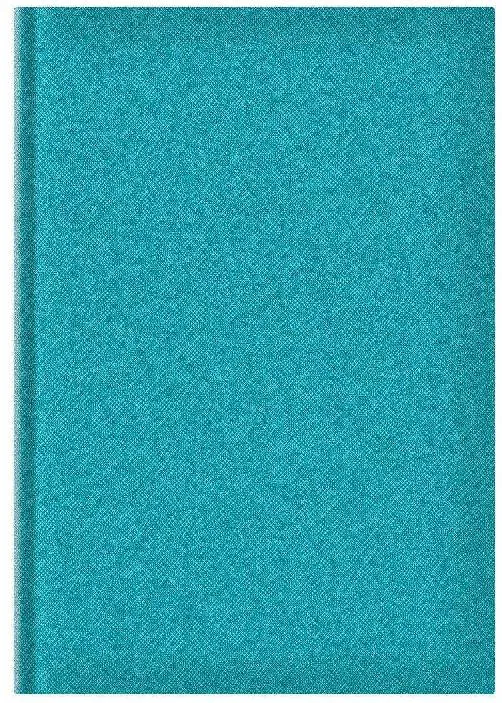 Agenda nedatata A5 Adria, hartie ivory, coperta turcoaz