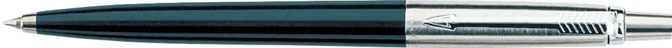 Pix cu mecanism, Parker, Jotter, 0.8 mm, plastic, accesorii inox, negru