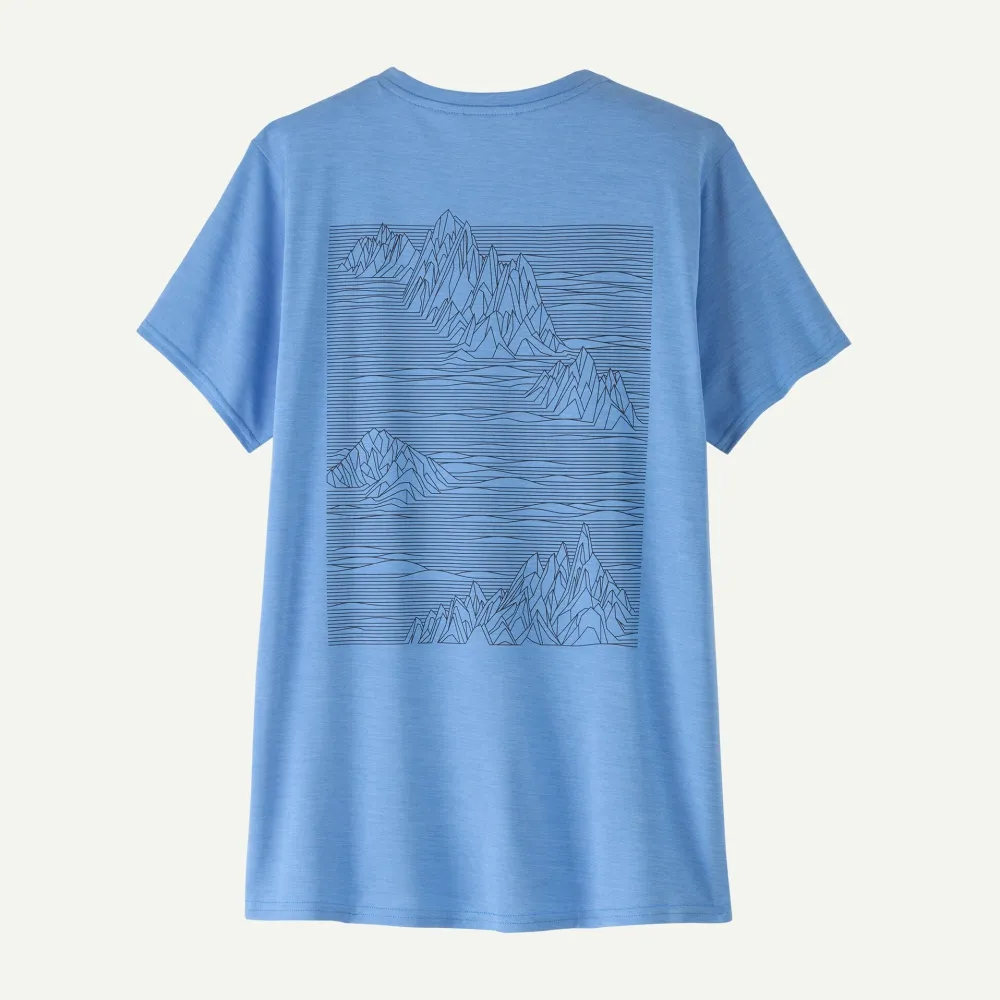 Patagonia - tricou - W Capilene Cool Daily Graphic - Albastru - M
