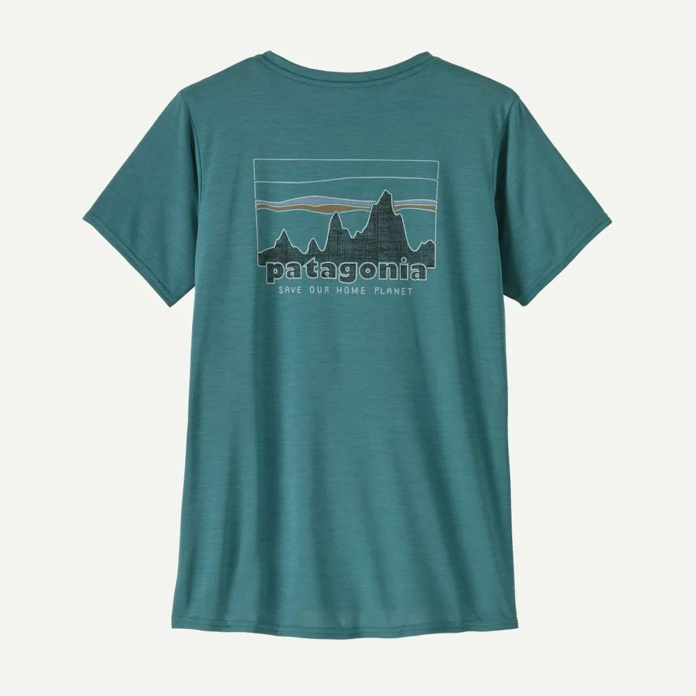 Patagonia - tricou - W Capilene Cool Daily Graphic - Albastru - XL