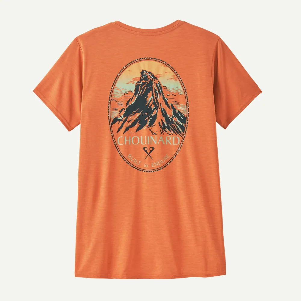 Patagonia - tricou - W Capilene Cool Daily Graphic Lands - Portocaliu - S