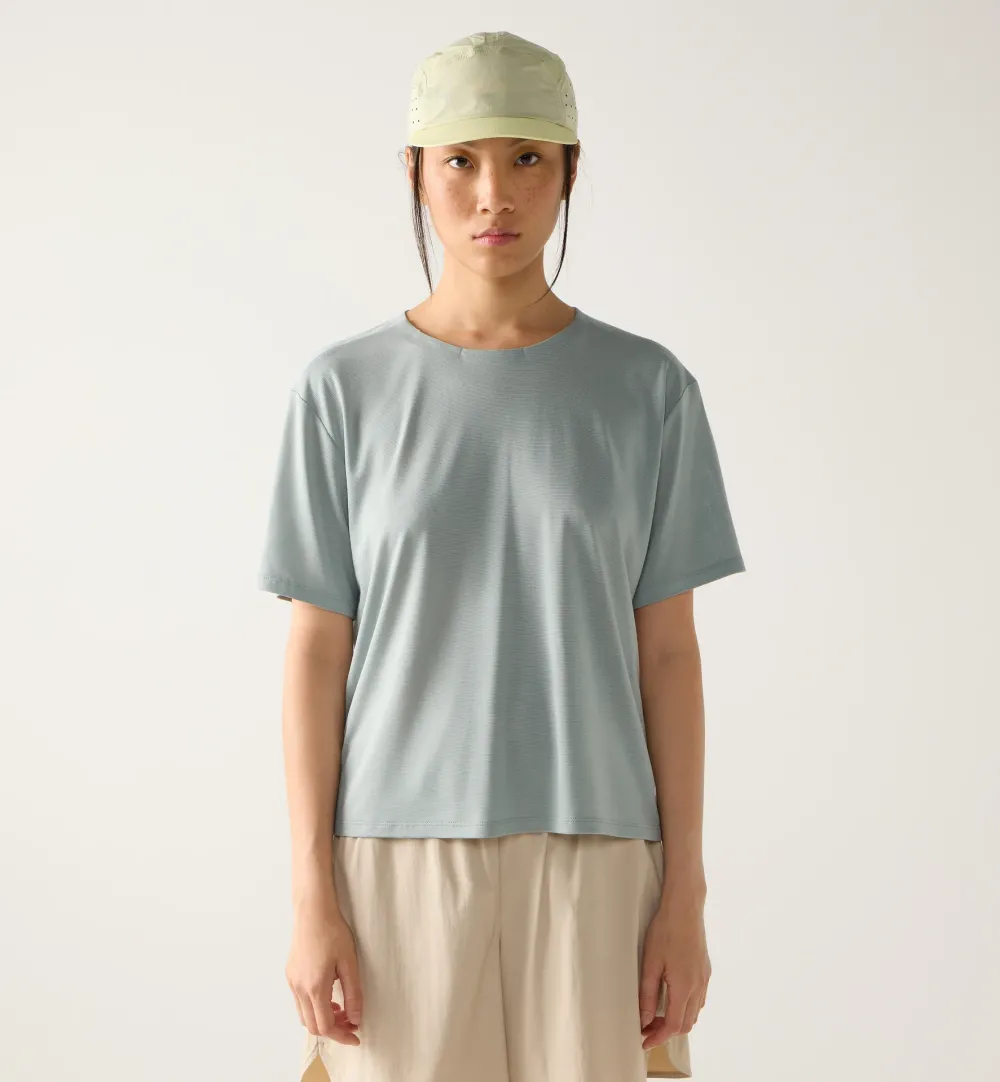 Haglofs - tricou crop - L.I.M Delta Crop Tee W - green - M