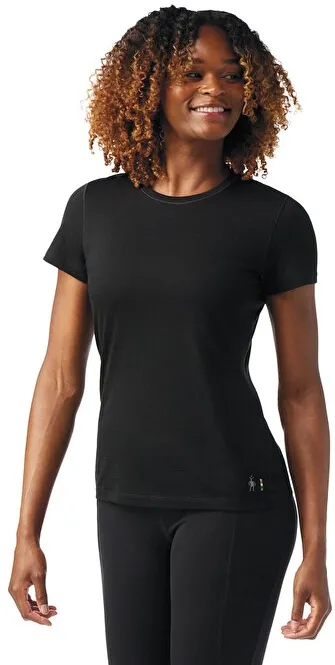 Smartwool - tricou merino - Merino Short Sleeve Tee Boxed W - Negru - L