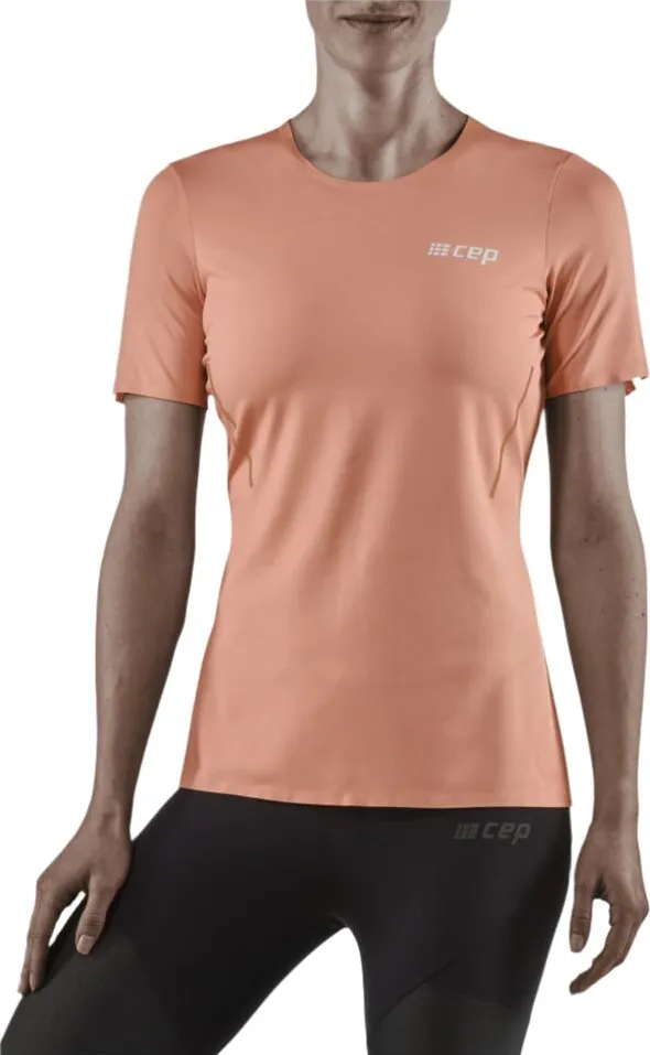CEP - tricou tehnic - run shirt short sleeve - rose - XS