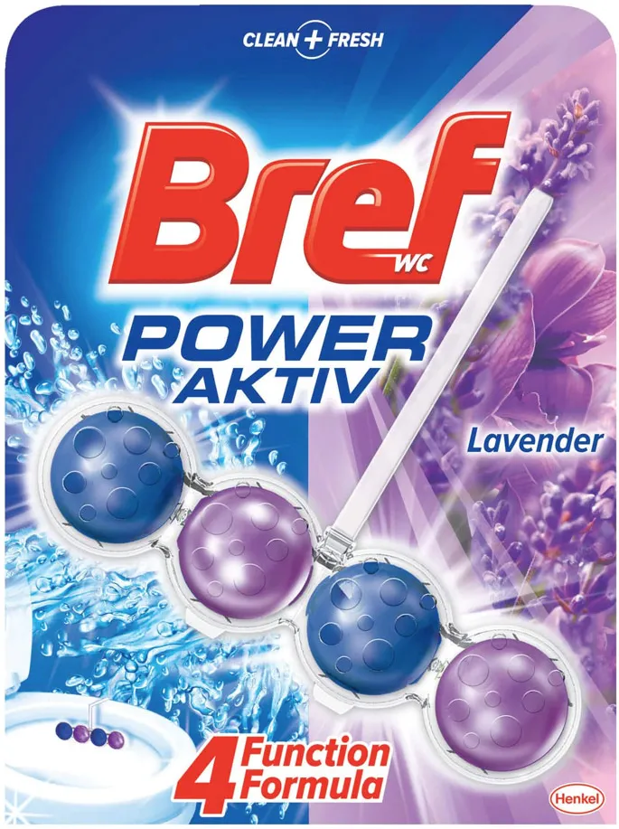 Odorizant WC bile Bref Power Aktiv Lavanda, 50g