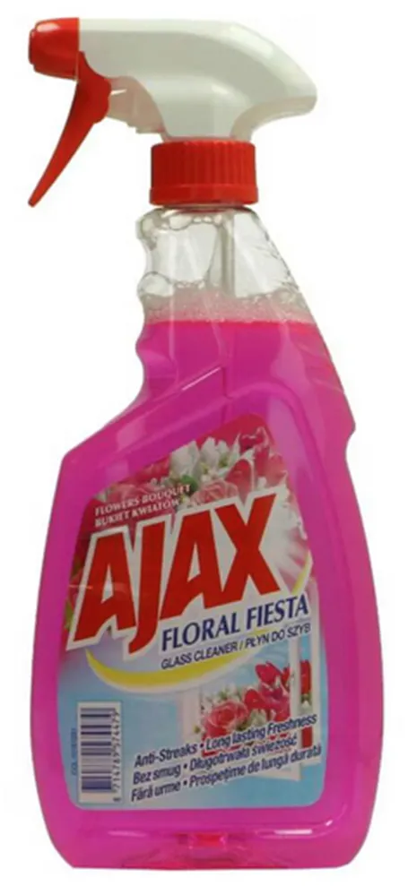 Detergent geamuri Ajax Floral Fiesta cu pistol, 500 ml