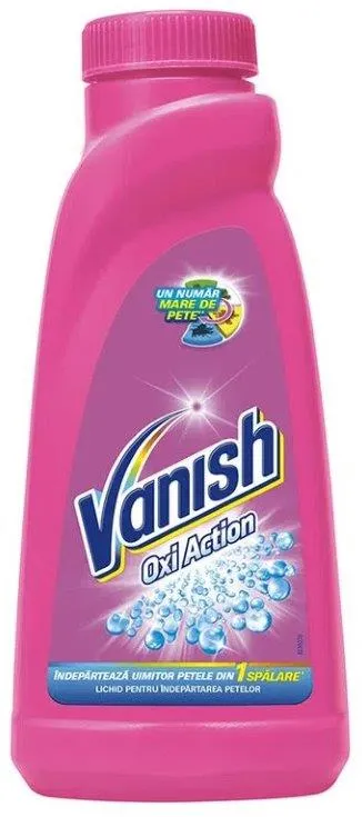 Solutie pentru indepartarea petelor Vanish, Pink Oxi Action, 1l