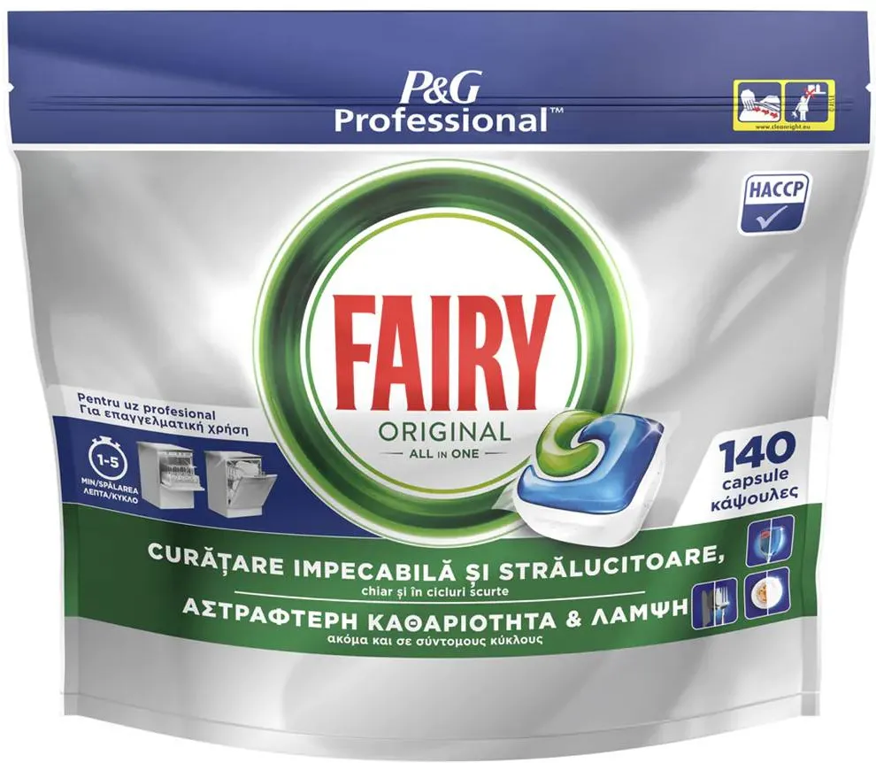 Capsule masina de spalat vase Fairy, 140 capsule