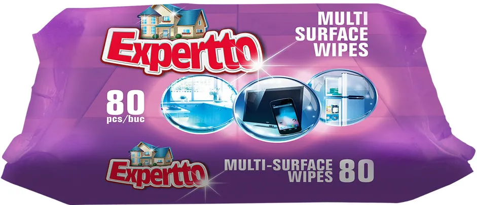 Servetele umede universale, Expertto, 80 bucati/pachet