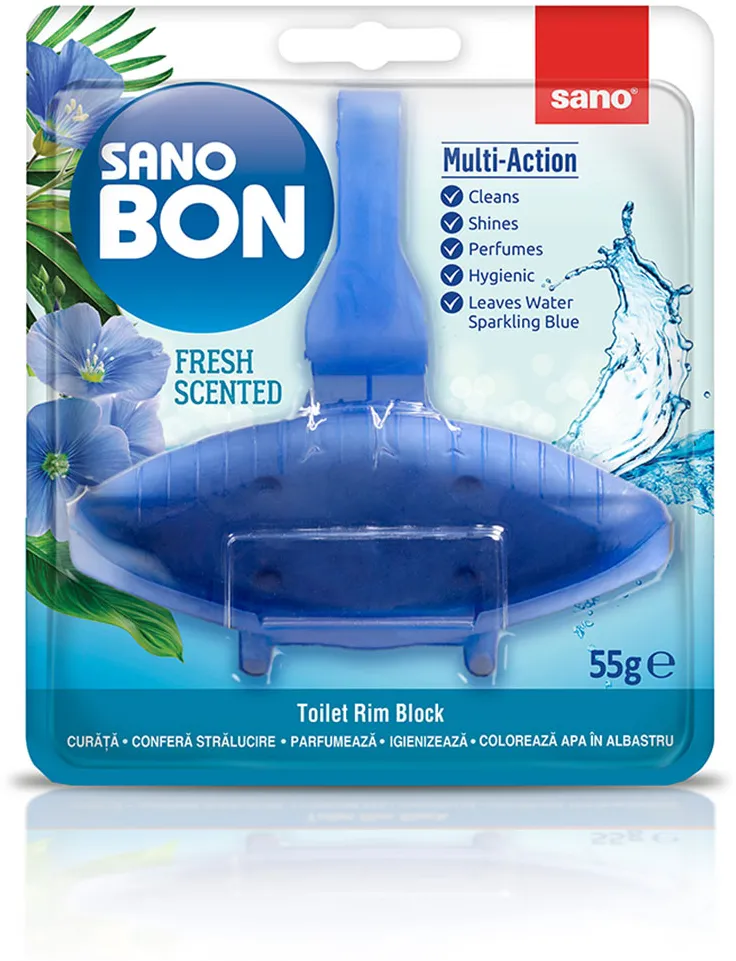 Odorizant toaleta Sano Bon Blue, 55 g