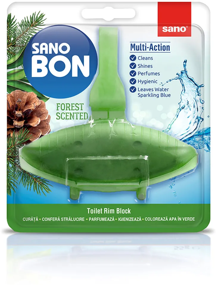 Odorizant toaleta Sano Bon Green, 55 g