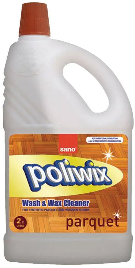 Detergent pardoseala, Sano, Poliwix Parquet, 2 l