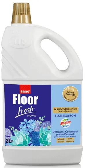 Detergent pardoseli Sano, Fresh Home Blue Blossom, 2 L